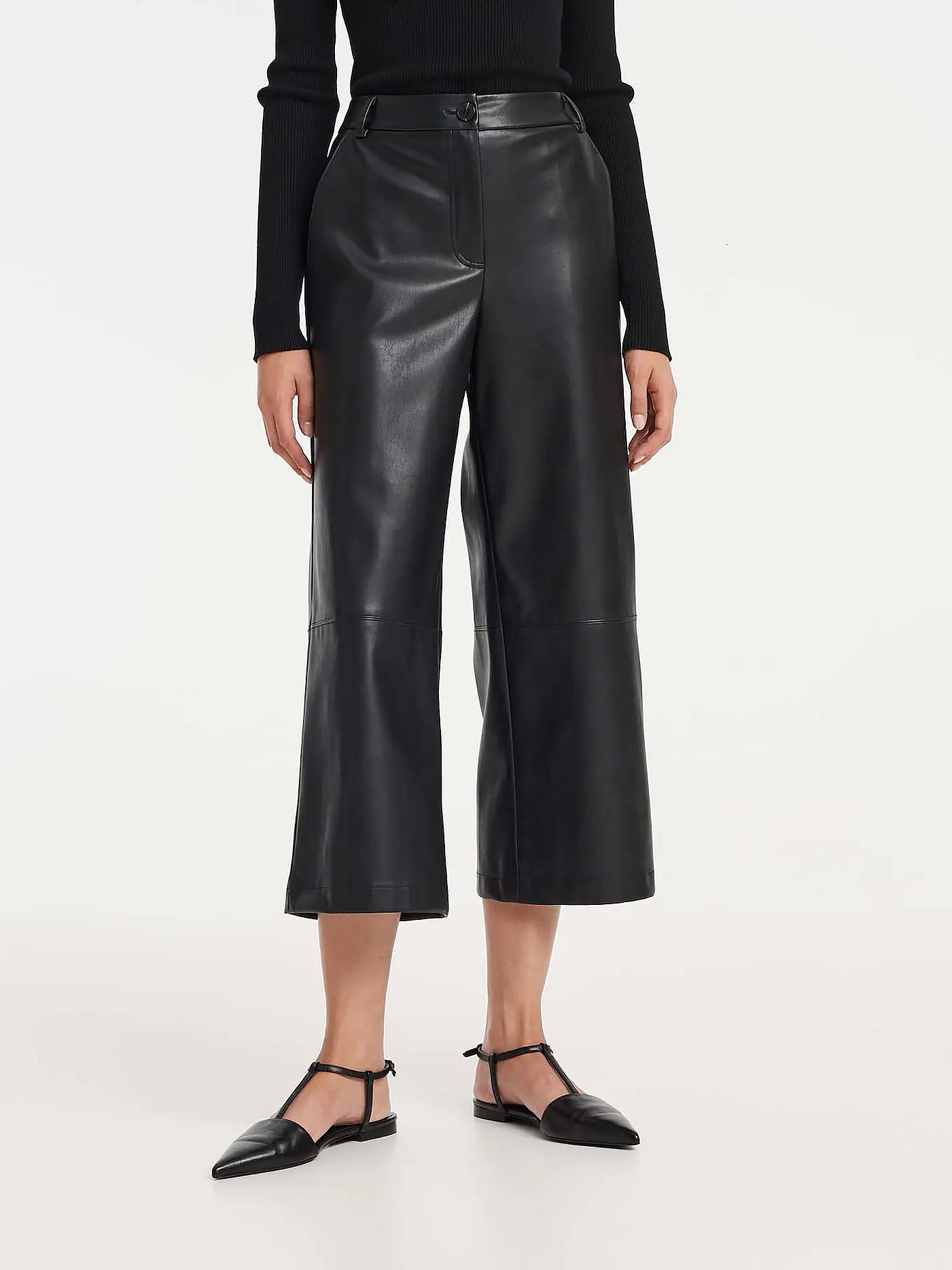OPUS | Culotte in Lederoptik MELMI | 
